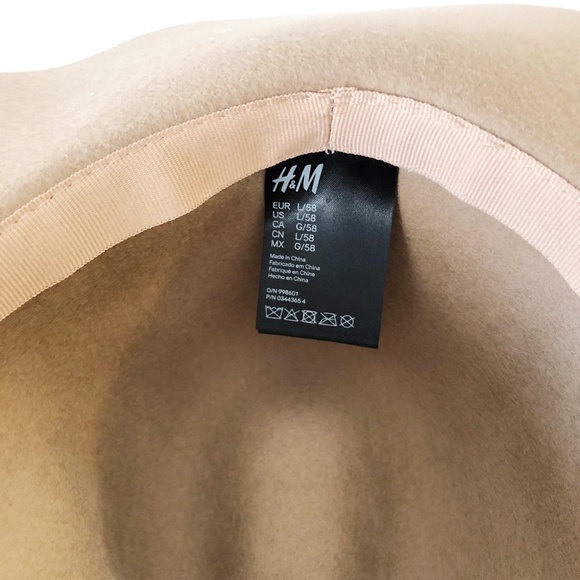 H&M tan 100% wool cowboy hat - Picture 4 of 5